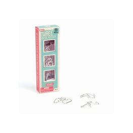 Set Of 3 Hardest Wire Μεταλλικός Γρίφος (Mensa)