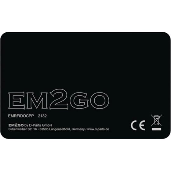 Κάρτα RFID EM2GO για Σταθμό Φόρτισης AC Wallbox - Μαύρο image 1