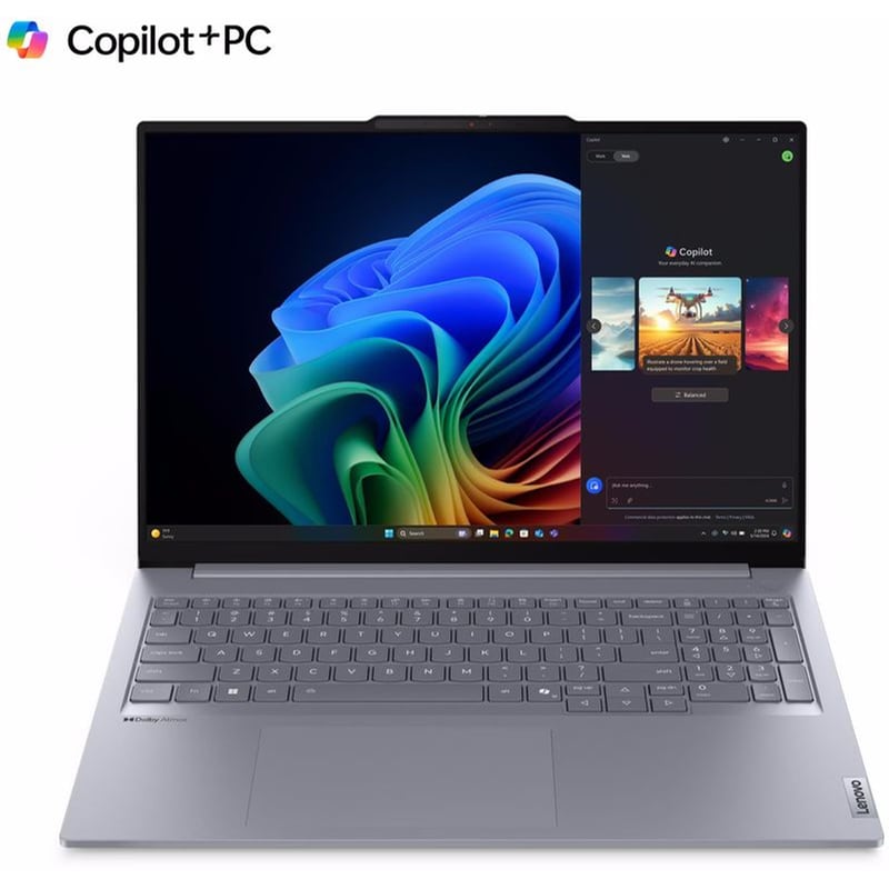 Lenovo ThinkBook 16 G7 Copilot+ PC 16 FHD+ IPS (Snapdragon X Plus/32 GB/1 TB SSD/Qualcomm Adreno/Windows 11 Pro) Laptop
