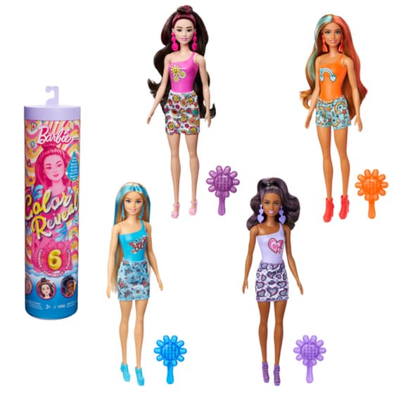 Κούκλα Barbie Color Reveal Σειρά Ουράνιο Τόξο (4 Σχέδια) image 1