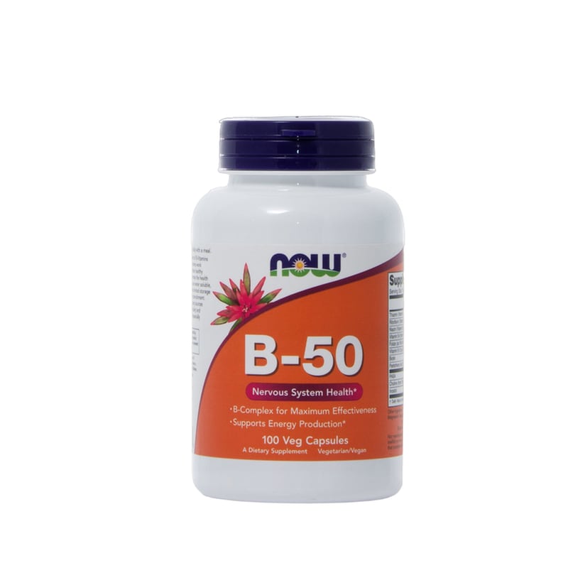 Now Vitamin B-50 Complex - 100 κάψουλες