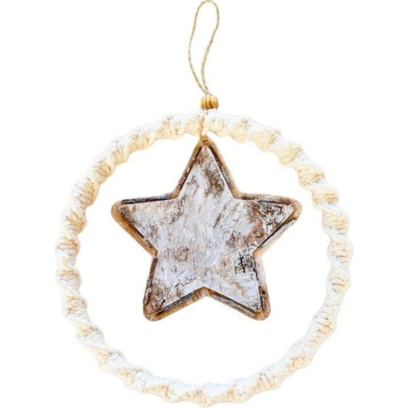 FEELBOHO Μακραμε Κρεμαστο Αστερι