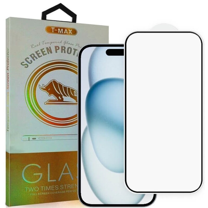 Προστατευτικό οθόνης Apple iPhone 16 Pro Max - T-Max Tempered Glass Premium Full Glue 0.2mm 9Η