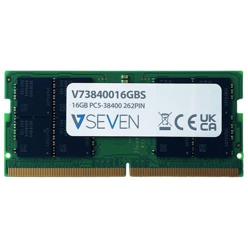 V7 Μνήμη Ram Φορητού V7 16 GB DDR5 4800MHz SO-DIMM