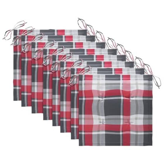 Vidaxl Καρέκλες Κήπου 8 Τεμ. Γκρι Από Μασίφ Ξύλο Ακακίας Με Μαξιλάρια image 5