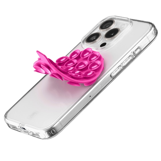 Στήριγμα Cellular Line Bubble Double Suction Cup - Pink image 3