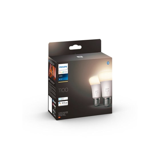 Έξυπνη Λάμπα Philips Hue E27 2 Τμχ - Θερμό Λευκό image 2