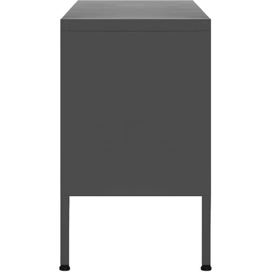 Έπιπλο Τηλεόρασης VidaXL Ατσάλι 105x35x50cm - Ανθρακί image 3