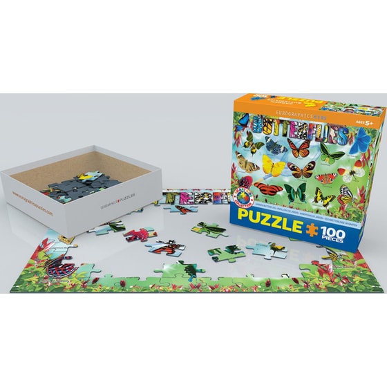 Παιδικό Παζλ Eurographics Garden Butterflies (100 Κομμάτια) image 1