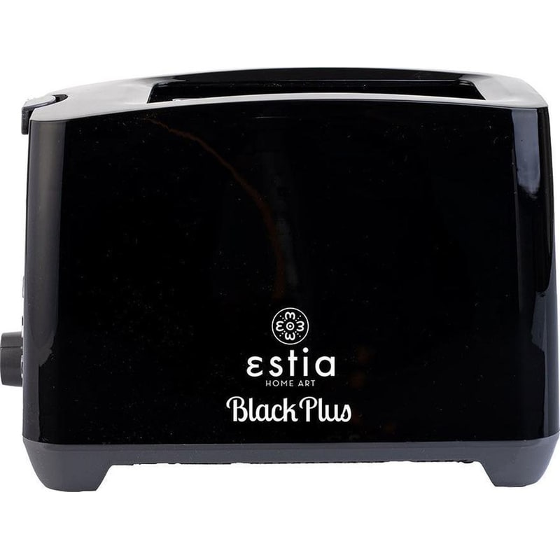 ESTIA BLACK PLUS 2 Θέσεων 750W Μαύρο Φρυγανιέρα