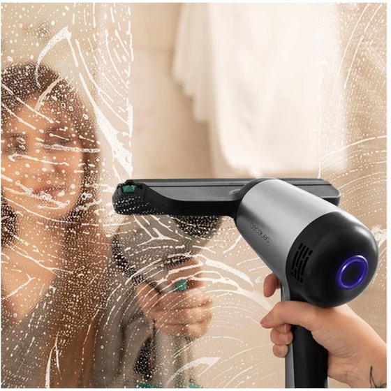 Καθαριστής Τζαμιών Cecotec Conga Rockstar 3700 Glass CEC-08058 3 σε 1 3.7V - Μαύρο/Ασημί image 3