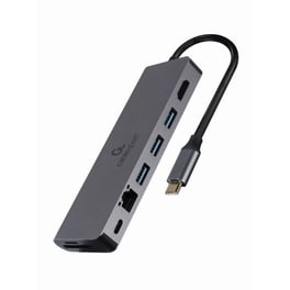Cablexpert A-CM-COMBO5-05 USB Hub 5 σε 1 USB-C - Ασημί