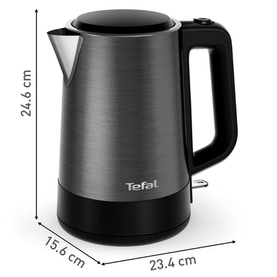 TEFAL Equinox BI5208 2200 W 1.7 L Μαύρο Βραστήρας image 1