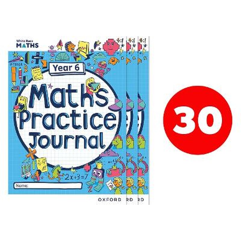 White Rose Maths Practice Journals Year 6 Workbooks: Pack of 30