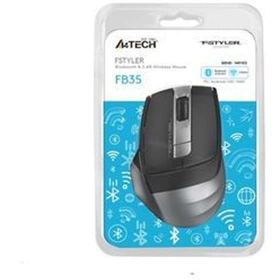 A4tech Fstyler Fb35 Ασύρματο Ποντίκι - Μαύρο/Γκρι image 3