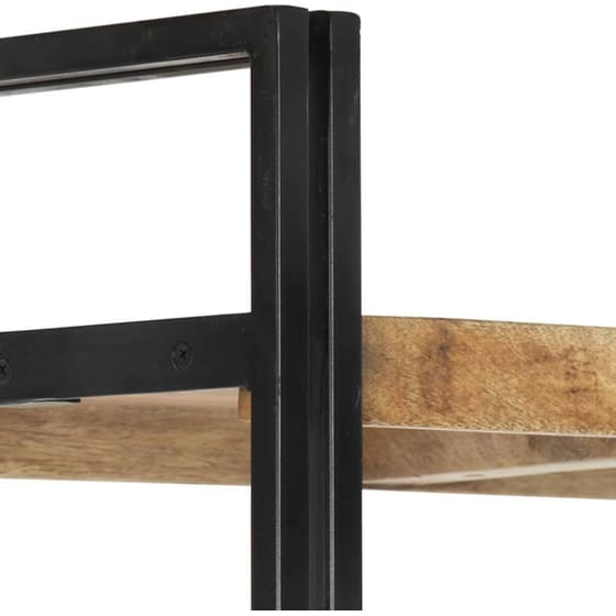 Βιβλιοθήκη VidaXL από Ξύλο 60x30x180 cm - Μαύρο/Καφέ image 3