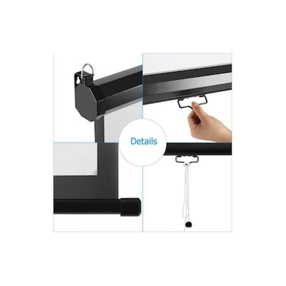 Conceptum Con-mp 100'' 4:3 Χειροκίνητη Οθόνη Προβολής 200x150cm image 3