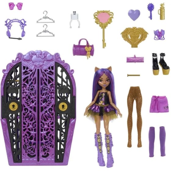 Κούκλα Monster High Mystery Monsters - Clawdeen (HXH85) image 0