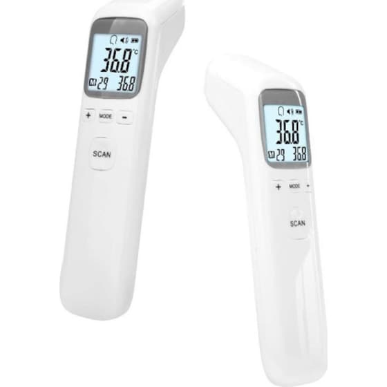 Ψηφιακό Θερμόμετρο Μετώπου OEM CK-1502 με Υπέρυθρες Λευκό image 1