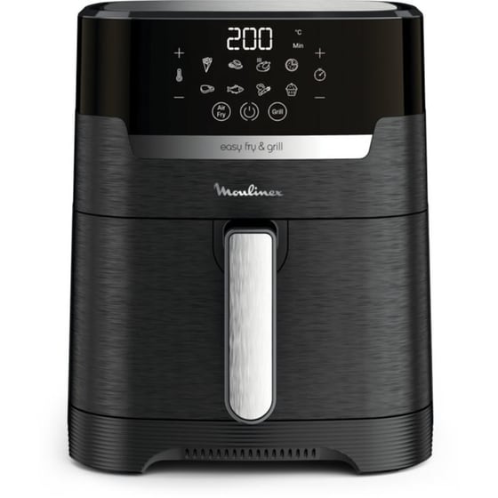 Φριτέζα Αέρος MOULINEX EasyFry & Grill Digit EZ505D 1400W Μαύρο image 0