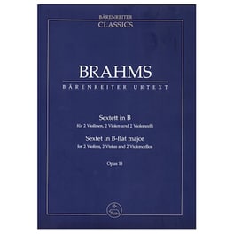 Βιβλίο Για Σύνολα Barenreiter Brahms - Sextet In Bb Major Op.18 [pocket Score]