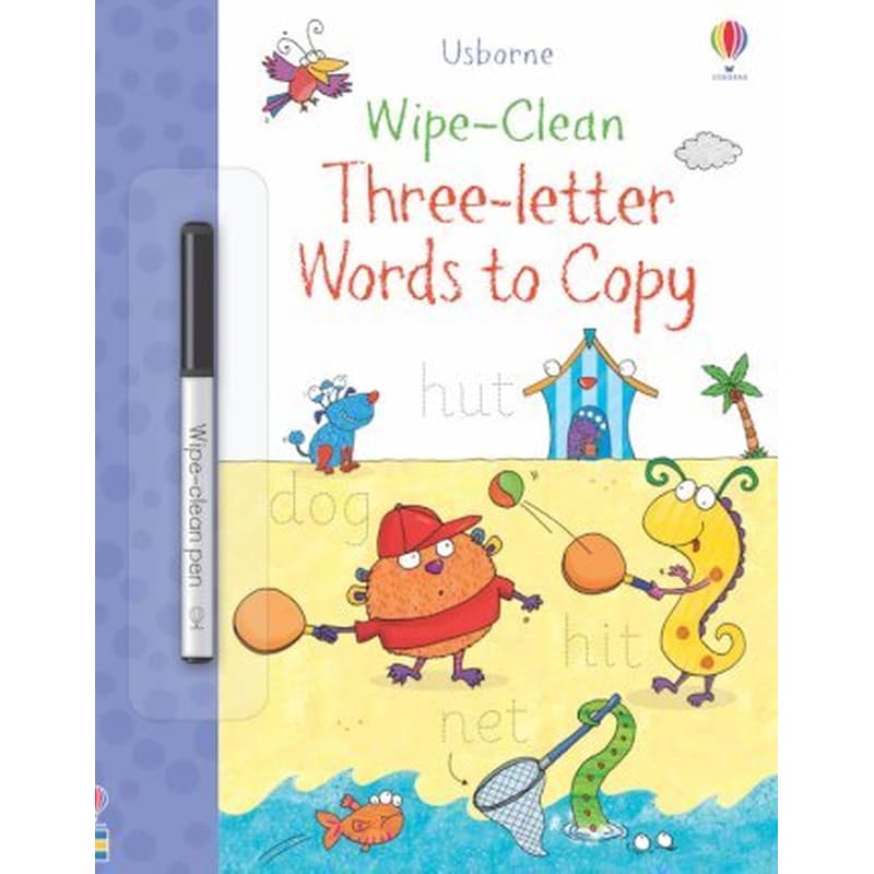 Wipe-Clean Three-Letter Words to Copy
