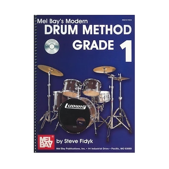 Βιβλίο Για Drums Melbay Steve Fidyk - Modern Drum Method, Grade 1 - Cd image 1