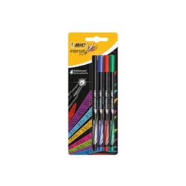 Στυλό Υγρής Μελάνης BIC Felt Pen Intensity Fine 0.7 mm (4 Τεμάχια)