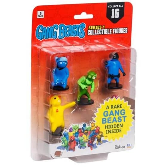 P.M.I. Gang Beasts Collectible Figures - 5 Pack image 0