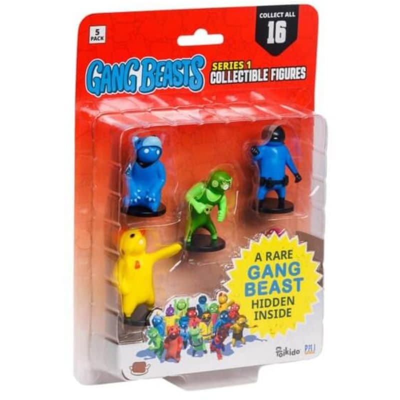 P.M.I. P.M.I. Gang Beasts Collectible Figures - 5 Pack