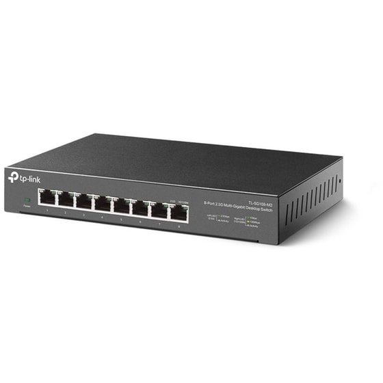 TP-Link TL-SG108-M2 Network Switch Unmanaged L2 Gigabit Ethernet (2.5 Gbps) 8-Port Support image 1