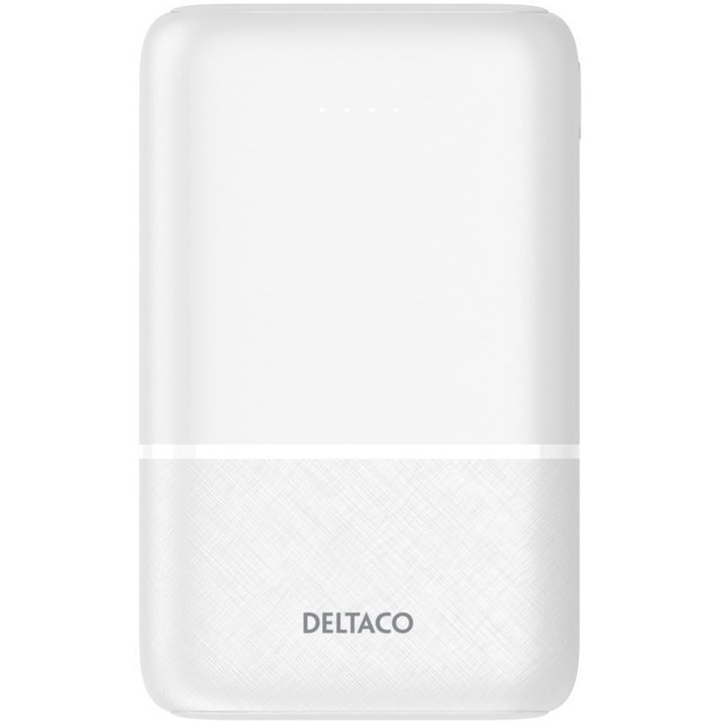 Powerbank Deltaco PB-C1005 10.000 mAh - Λευκό