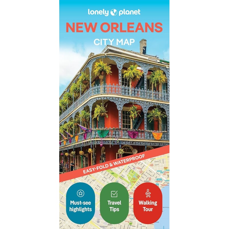 Lonely Planet New Orleans City Map