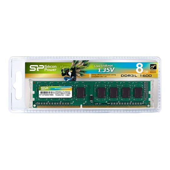 Silicon Power SP008GLLTU160N02 DDR3 1600MHz (1x8GB) image 1