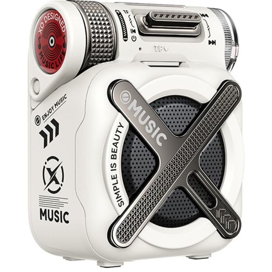Φορητό Ηχείο XO F72 Mecha - Λευκό image 1