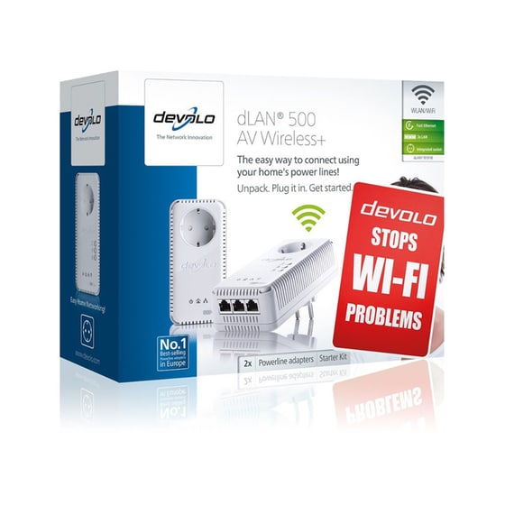 Powerline Devolo dLAN 500 AV WiFi Kit 1918 - 500Mbps image 2