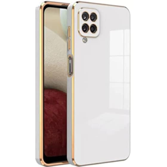 Θήκη Samsung Galaxy A22 4G - Bodycell Gold Plated - White image 0