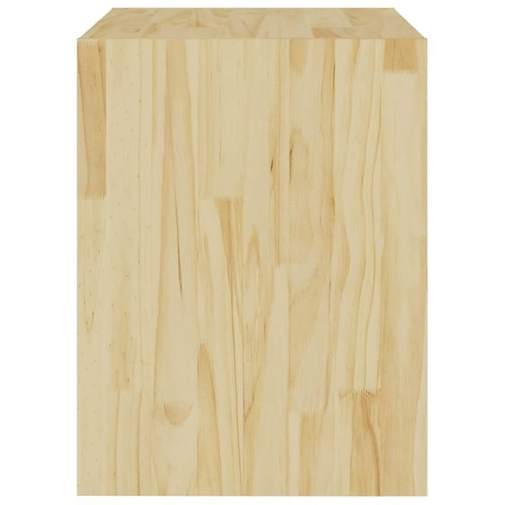 Κομοδίνο Vidaxl Από Μασίφ Ξύλο Πεύκου 2τμχ 40x30.5x40 cm - Φυσικό image 4
