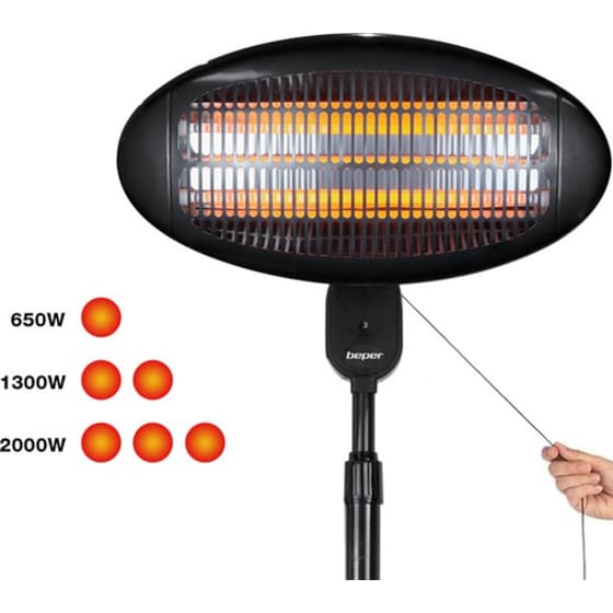 Θερμάστρα Χαλαζία BEPER P203PAN002 2KW image 3