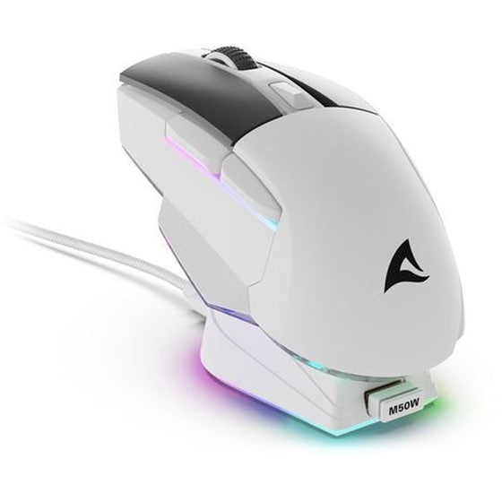 Sharkoon SGM50W Gaming  Ενσύρματο/Ασύρματο Ποντίκι - Λευκό image 4