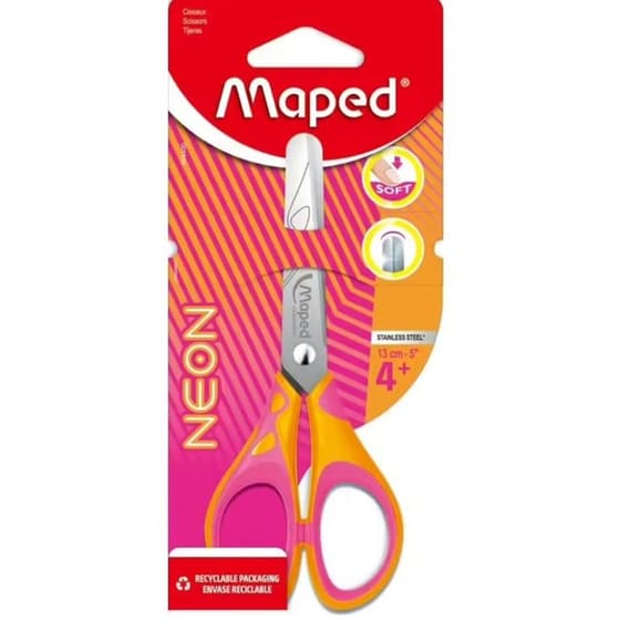 Ψαλίδι Maped Pulse Soft Neon 13cm (1 Τεμάχιο) image 1