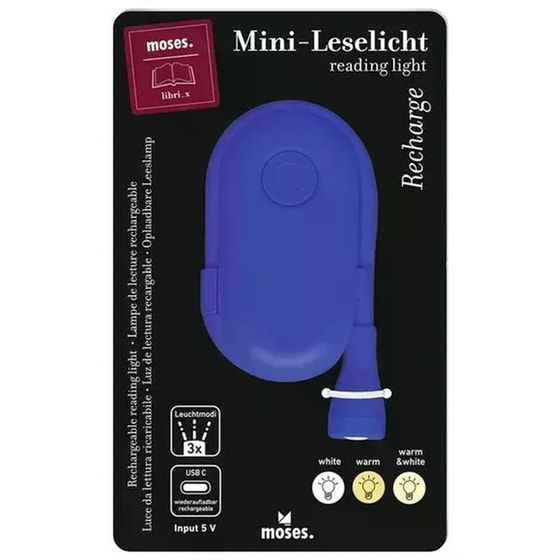 Φωτάκι Ανάγνωσης Moses με Κλιπ Εύκαμπτο (1 Τεμάχιο) image 5