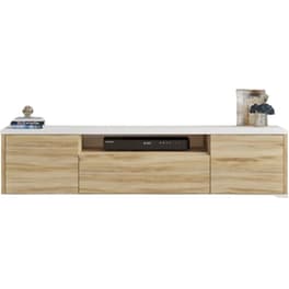 Έπιπλο Τηλεόρασης Libero 140x35.5x39.5 cm - Λευκό oak