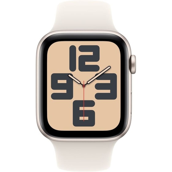 Apple Watch SE GPS 40mm - Starlight Aluminium Case with Starlight Sport Band - M/L image 1