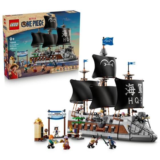 LEGO® One Piece Garp's Marine Battleship (75646) image 2