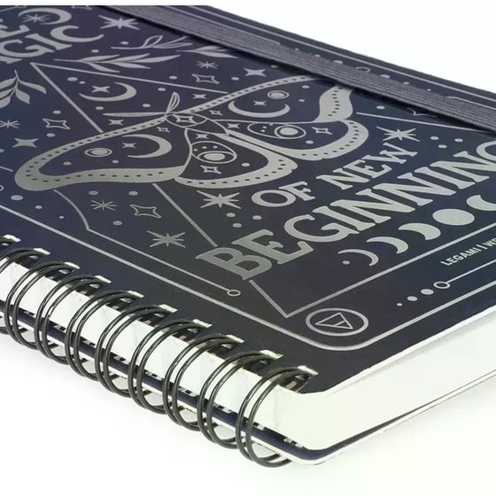 Σημειωματάριο Legami Ριγέ Σπιράλ Large Moth image 3