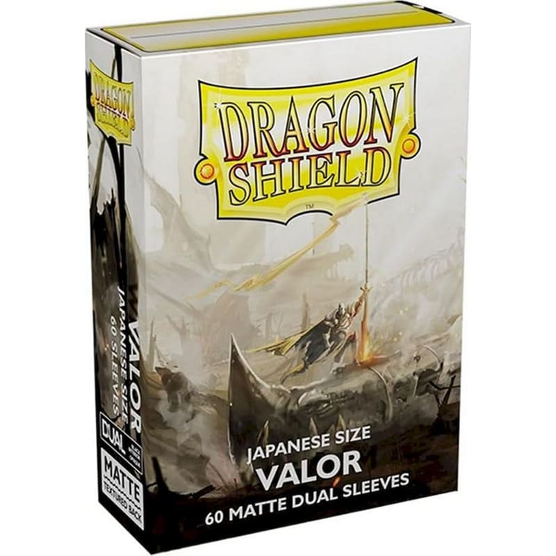 ARCANE TINMEN Valor Dragon Shield Japanese Size Matte Dual Sleeves (60 Sleeves)