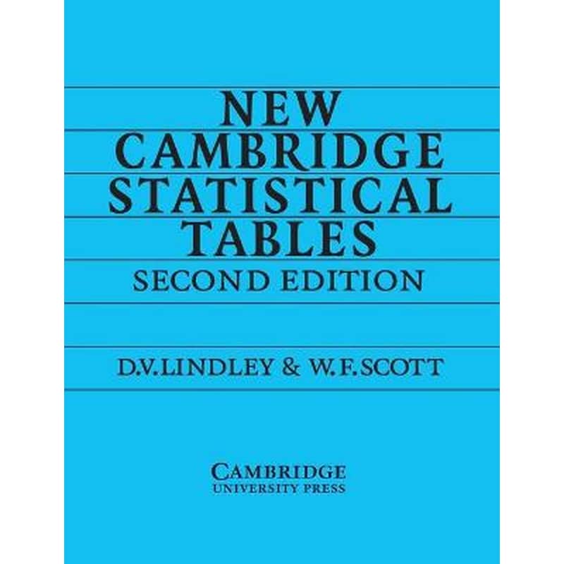 New Cambridge Statistical Tables
