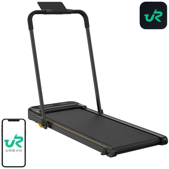 UREVO URTM030 Strol 2E Smart 2-σε-1 Ηλεκτρικός Διάδρομος Γυμναστικής Μαύρο image 1