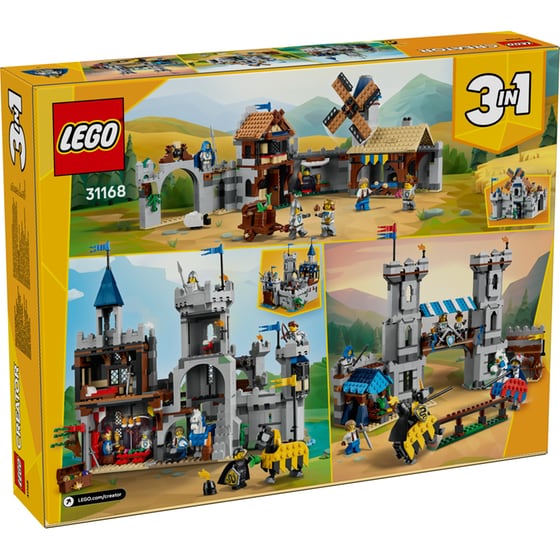 LEGO® Creator 3in1 Medieval Horse Knight Castle (31168) image 2